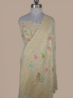 Banarasi Pure Monga Silk Dress | Sona Rupa Zari & Meenakari