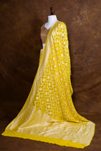Banarasi Pure Khaddi Georgette Saree | Pure Water Zari Jaal Handloom