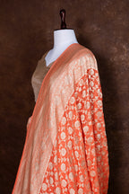 Banarasi Pure Khaddi Georgette Saree | Timeless Water Zari Jaal