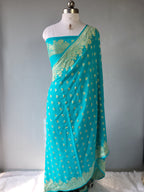 Elegant Banarasi Pure Khaddi Georgette Saree | Handloom Collection