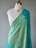 Elegant Banarasi Pure Khaddi Georgette Saree | Handloom Collection