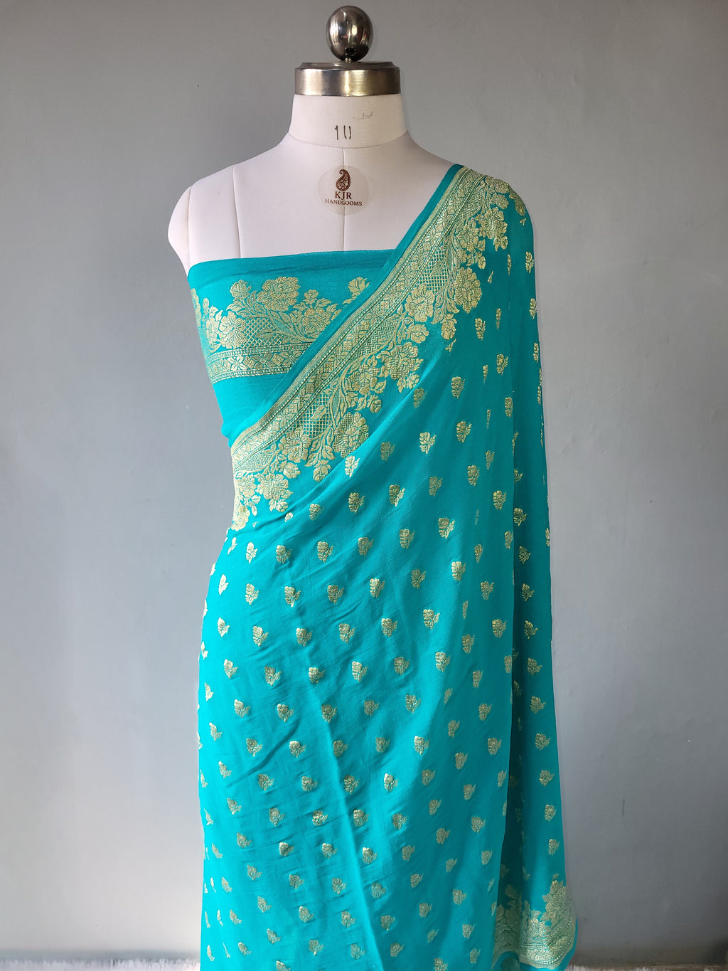 Elegant Banarasi Pure Khaddi Georgette Saree | Handloom Collection