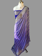 Pure Khaddi Georgette Banarasi Saree | Authentic Handloom