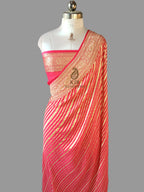 Banarasi Handloom Pure Khaddi Georgette Saree | Pure Water Zari