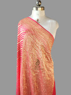 Banarasi Handloom Pure Khaddi Georgette Saree | Pure Water Zari