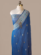 Pure Tissue Georgette Silk Kadwa Banarasi Saree | Handwoven Luxury