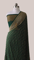 Banarasi Handloom Pure Khaddi Georgette Saree | Pure Antique Zari Booti