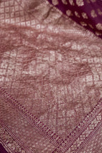 Pure Khaddi Georgette Banarasi Saree | Pure Water Zari Booti Weaving
