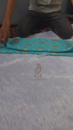 Timeless Banarasi Pure Khaddi Georgette Saree | Handwoven with Pure Water Zari