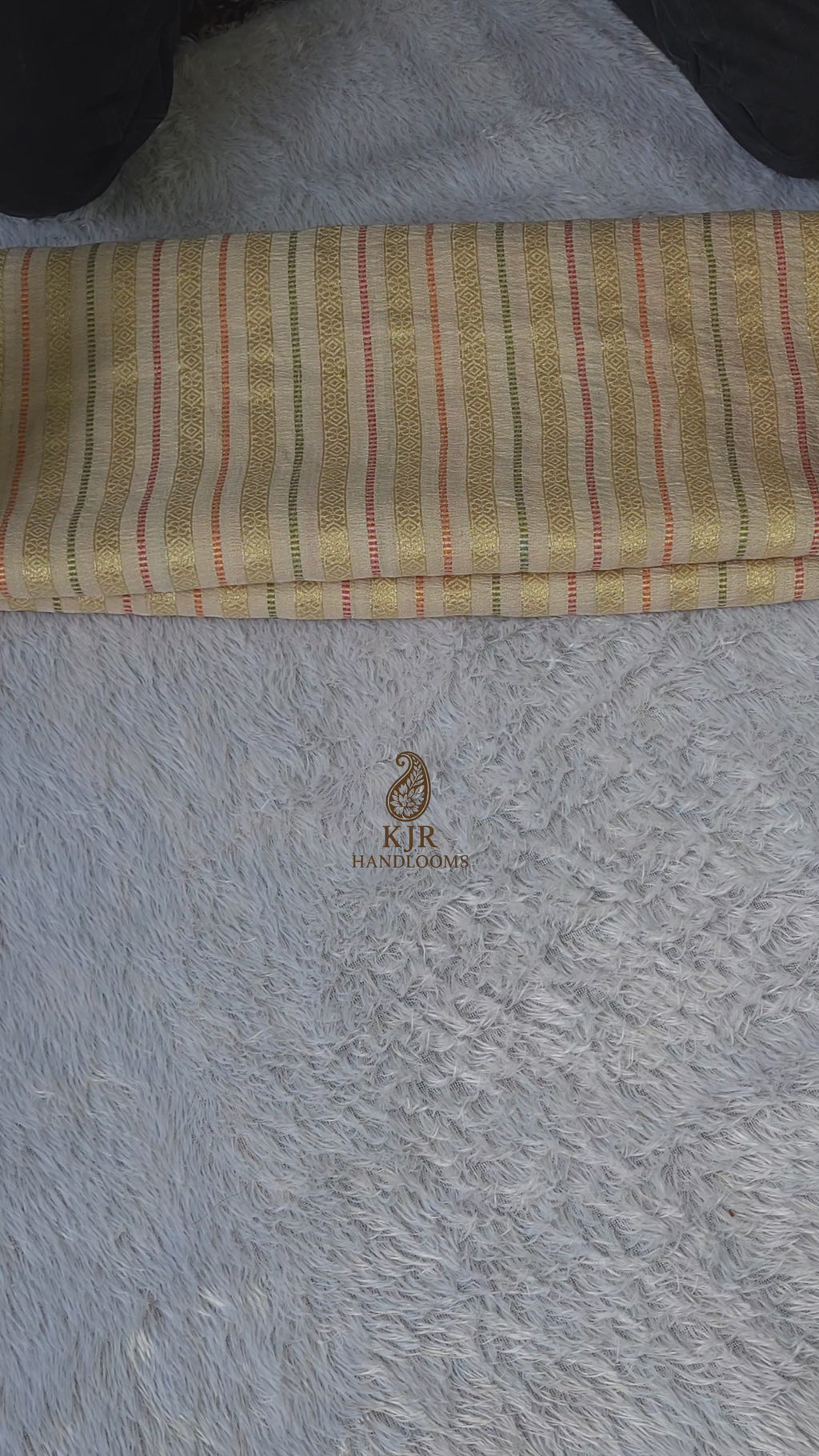 Luxury Banarasi Pure Tussar Georgette Silk Saree | Pure Sona Zari