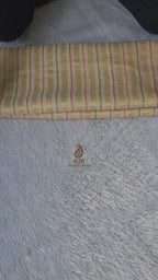 Luxury Banarasi Pure Tussar Georgette Silk Saree | Pure Sona Zari