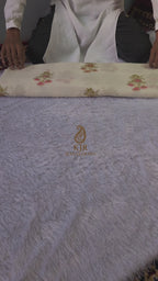 Pure Munga Silk Banarasi Saree | Pure Sona Zari with Multi Colour Meenakari
