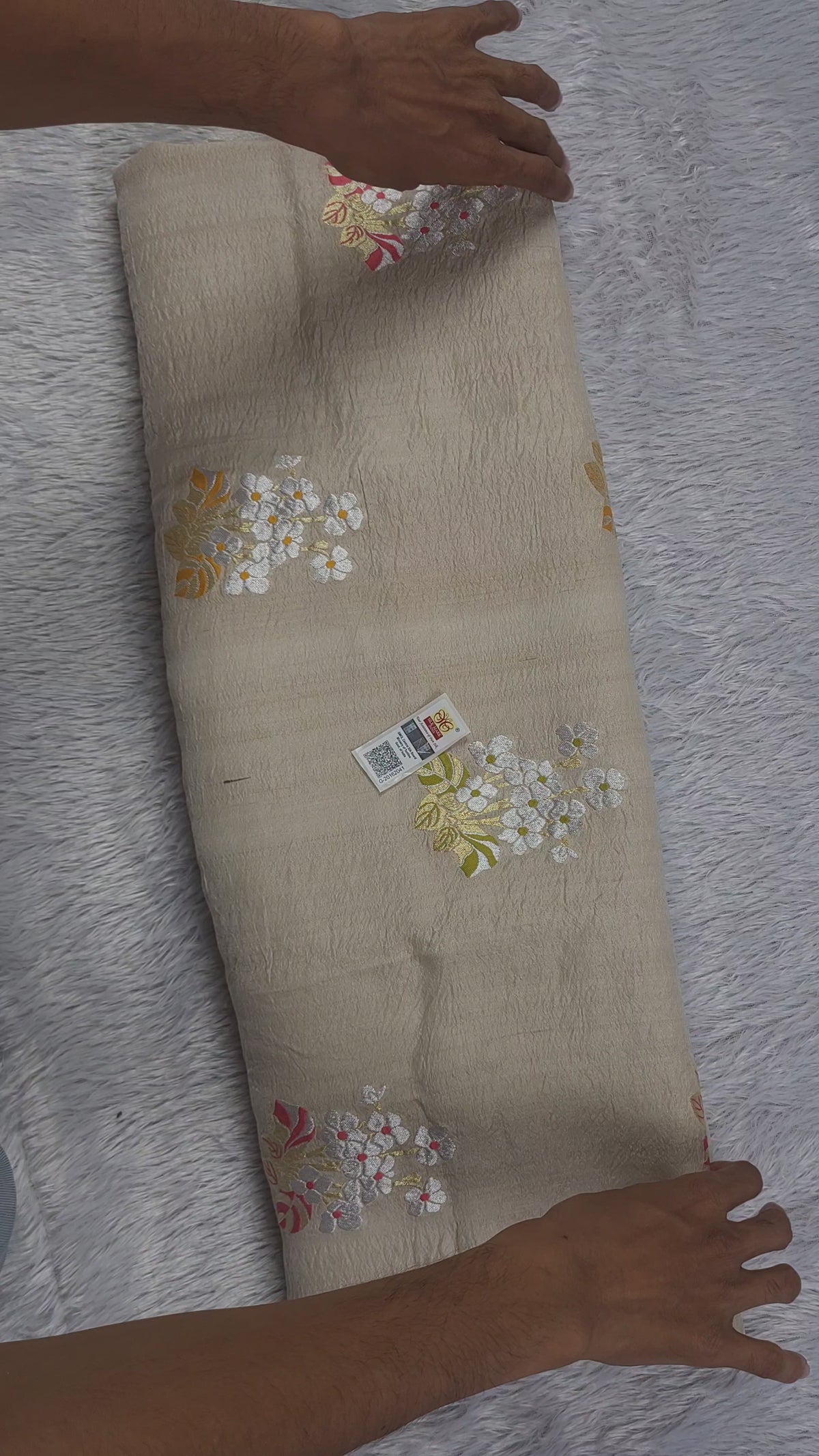 Banarasi Tussar Silk Saree | Pure Sona Rupa Zari & Colourful Weaving