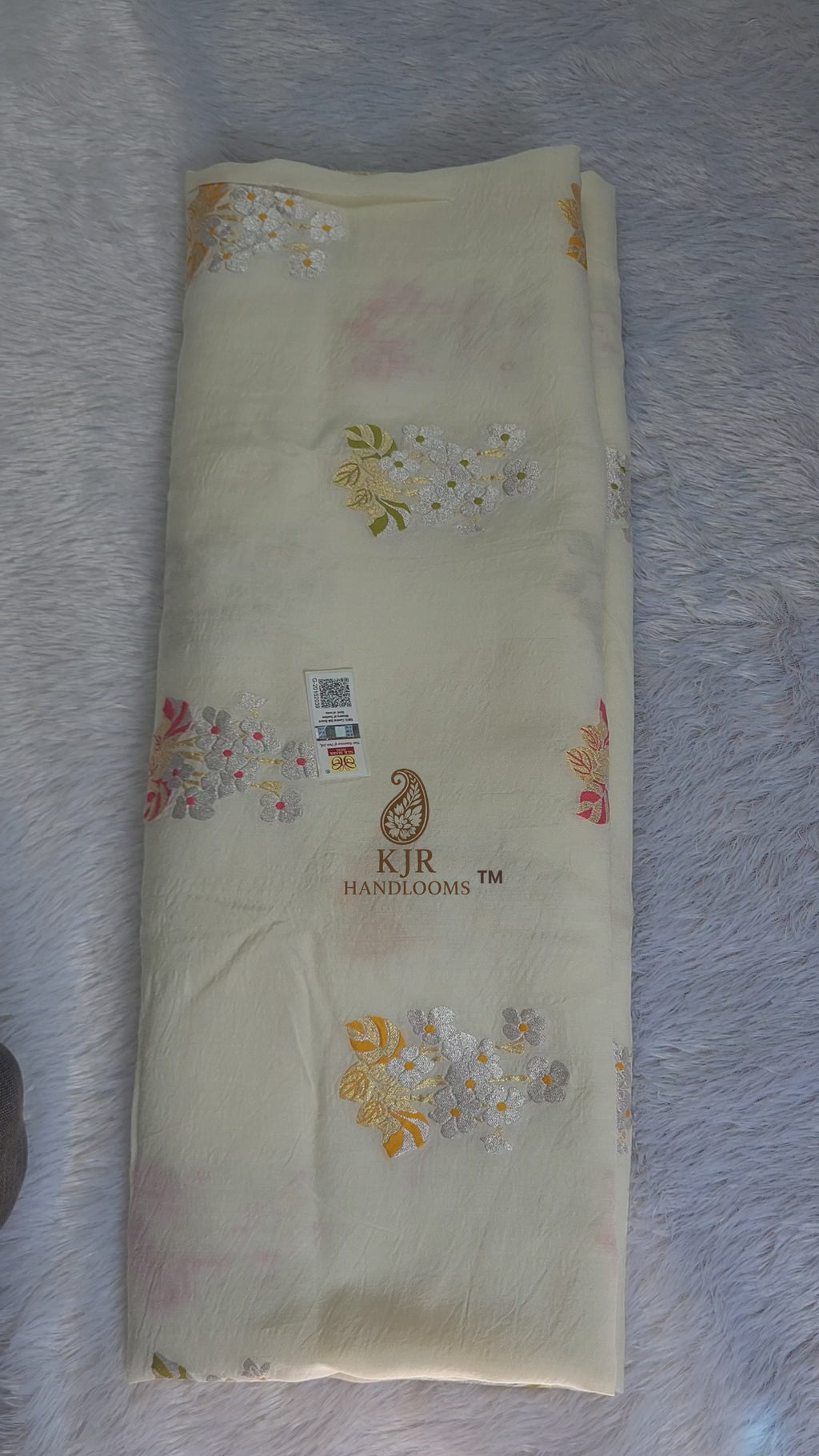 Banarasi Handloom Pure Monga Silk Saree | Pure Sona Rupa Zari & Multi Colour Meena Work