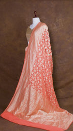 Banarasi Pure Khaddi Georgette Saree | Timeless Water Zari Jaal