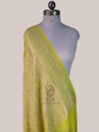 Elegant Pure Khaddi Georgette Banarasi Saree | Water Zari Jaal Design