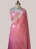 Pure Tissue Georgette Silk Banarasi Saree | Handwoven Kadwa with Pure Sona Rupa Zari