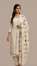 Authentic Banarasi Handloom Munga Silk Dress | Pure Sona Zari Weaving