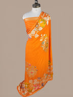 Authentic Banarasi Handloom Khaddi Georgette Saree | Sona Rupa Zari Artistry