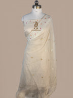 Pure Tissue Georgette Banarasi Saree | Kadwa Weaving with Gold Silver Zari