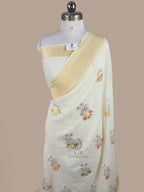 Banarasi Handloom Pure Monga Silk Saree | Pure Sona Rupa Zari & Multi Colour Meena Work