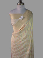 Luxury Banarasi Pure Tussar Georgette Silk Saree | Pure Sona Zari