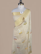 Banarasi Tussar Silk Saree | Pure Sona Rupa Zari & Colourful Weaving