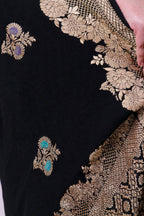 Banarasi Pure Khaddi Georgette Saree | Water Zari & Colourful Meena Boota