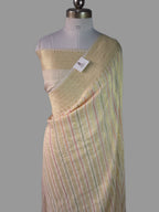 Luxury Banarasi Pure Tussar Georgette Silk Saree | Pure Sona Zari