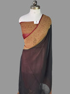 Timeless Banarasi Khaddi Georgette Saree | Pure Antique Zari Craftsmanship