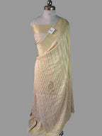 Luxury Banarasi Pure Tussar Georgette Silk Saree | Pure Sona Zari