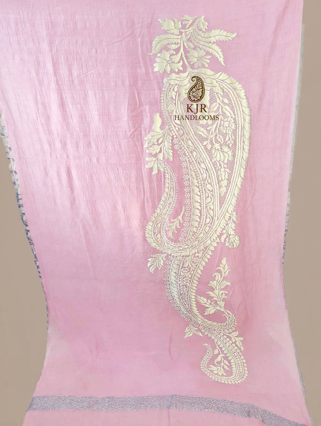 Banarasi Pure Monga Georgette Saree | Handwoven Kadwa Zari Design