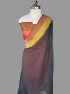 Pure Khaddi Georgette Banarasi Saree | Antique Zari with 3D Hand-Dyed Finish