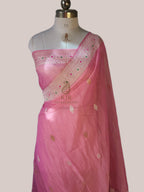 Pure Tissue Georgette Silk Banarasi Saree | Handwoven Kadwa with Pure Sona Rupa Zari