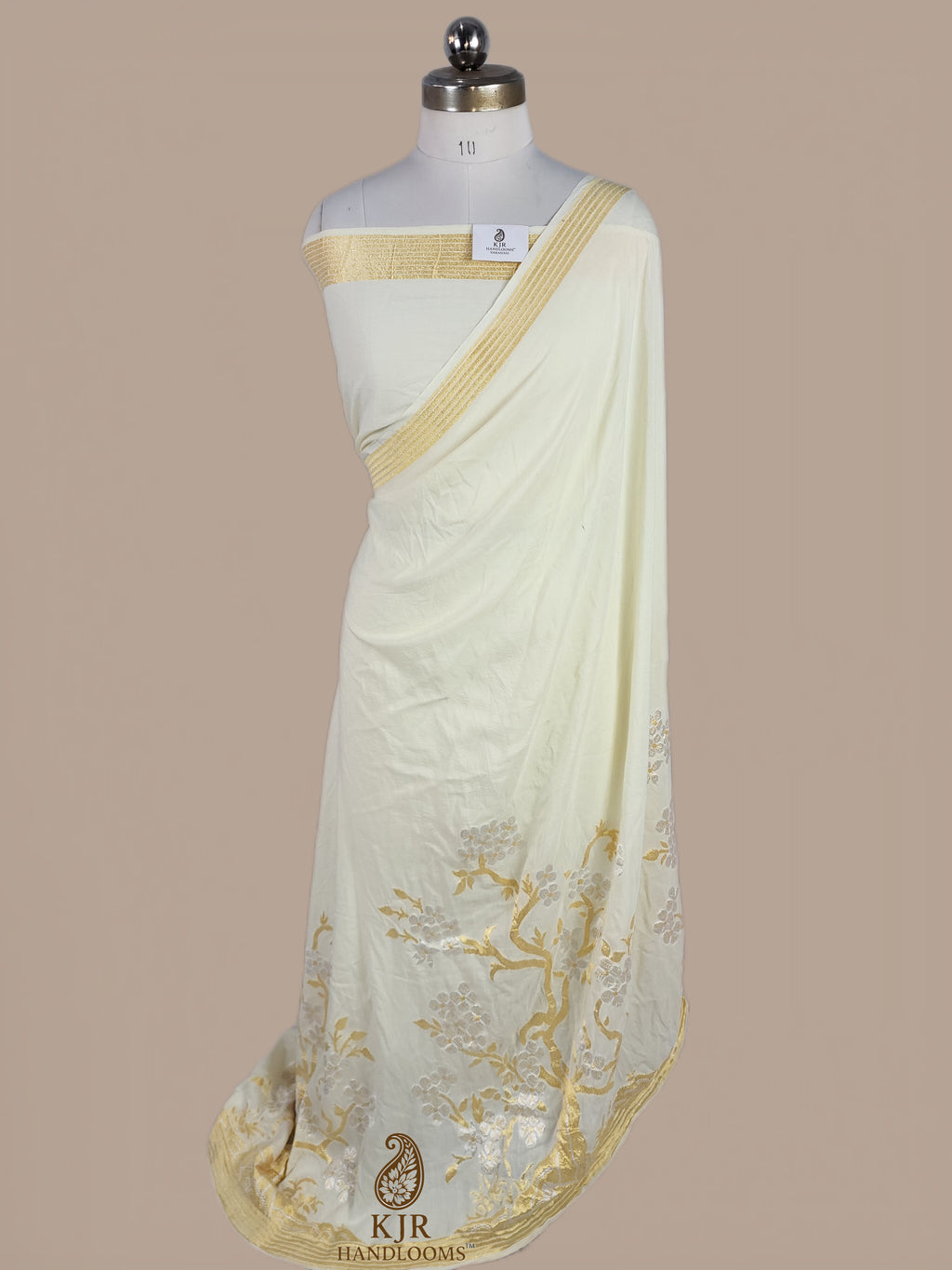 Pure Monga Silk Banarasi Saree | Handwoven Sona Rupa Zari