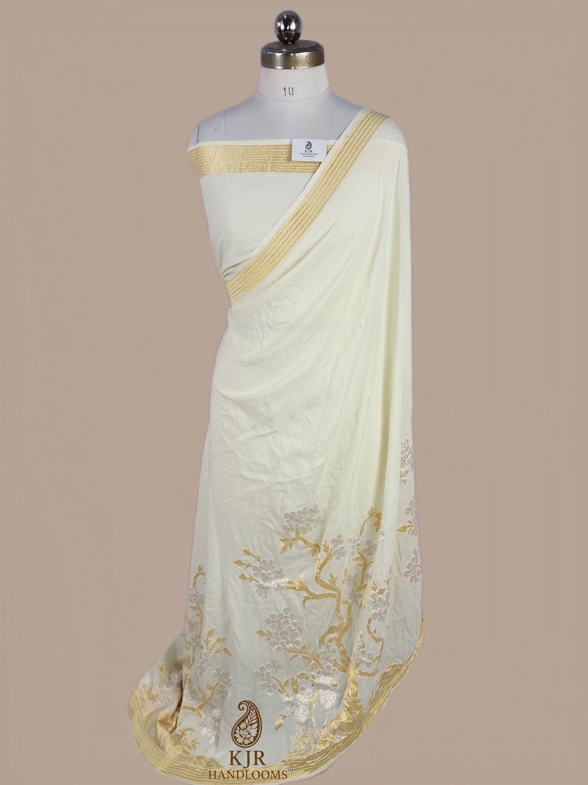Pure Monga Silk Banarasi Saree | Handwoven Sona Rupa Zari