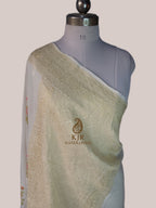 Pure Munga Silk Banarasi Saree | Pure Sona Zari with Multi Colour Meenakari